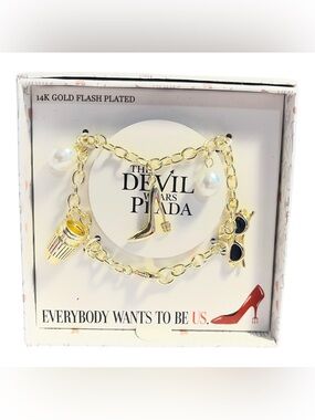 DEVIL WEARS PRADA Charm Bracelet - NWT **